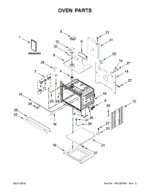 Oven Parts parts for Amana Electric Wall Oven AWO6313SFW02 from AppliancePartsPros.com