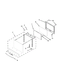 Oven Door Parts parts for Amana Electric Wall Oven AWO6317SFB00 from AppliancePartsPros.com