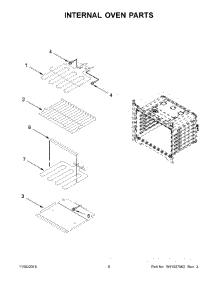Internal Oven Parts parts for Amana Electric Wall Oven AWO6317SFB01 from AppliancePartsPros.com