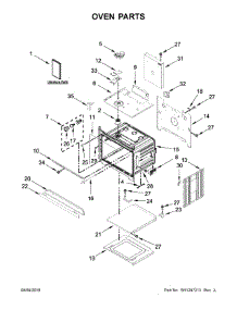Oven Parts parts for Amana Electric Wall Oven AWO6317SFW02 from AppliancePartsPros.com