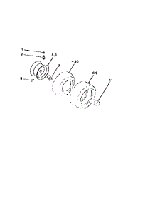 Wheels And Tires parts for Western Auto Front-Engine Lawn Tractor AYP7167A79 from AppliancePartsPros.com