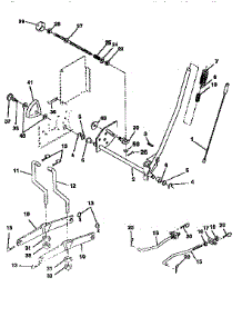 Lift parts for Western Auto Front-Engine Lawn Tractor AYP7167A79 from AppliancePartsPros.com