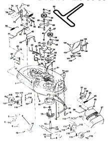Mower Deck parts for Western Auto Front-Engine Lawn Tractor AYP7167A79 from AppliancePartsPros.com