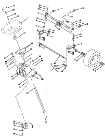 Steering Assembly parts for Western Auto Front-Engine Lawn Tractor AYP8188A79 from AppliancePartsPros.com