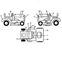 Decals parts for Western Auto Front-Engine Lawn Tractor AYP8188A79 from AppliancePartsPros.com