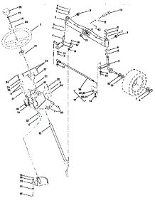 Steering Assembly parts for Western Auto Front-Engine Lawn Tractor AYP8209A79 from AppliancePartsPros.com