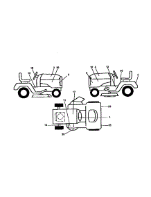 Decals parts for Western Auto Front-Engine Lawn Tractor AYP8209A79 from AppliancePartsPros.com