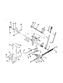 Lift Assembly parts for Western Auto Front-Engine Lawn Tractor AYP8228A79 from AppliancePartsPros.com