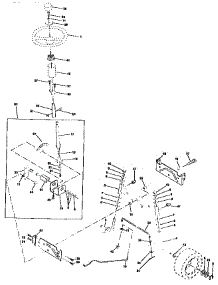Steering Assembly parts for Western Auto Front-Engine Lawn Tractor AYP9149A79 from AppliancePartsPros.com