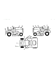 Decals parts for Western Auto Front-Engine Lawn Tractor AYP9149A79 from AppliancePartsPros.com