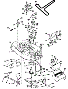 Mower Deck parts for Western Auto Front-Engine Lawn Tractor AYP9159A69 from AppliancePartsPros.com