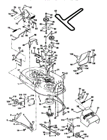 Mower Deck parts for Western Auto Front-Engine Lawn Tractor AYP9182A79 from AppliancePartsPros.com