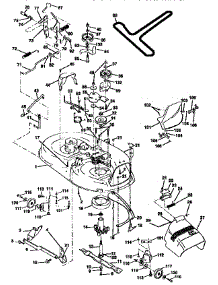 Mower Deck parts for Western Auto Front-Engine Lawn Tractor AYP9182B79 from AppliancePartsPros.com
