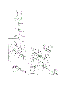 Steering Assembly parts for Western Auto Front-Engine Lawn Tractor AYP9187B89 from AppliancePartsPros.com