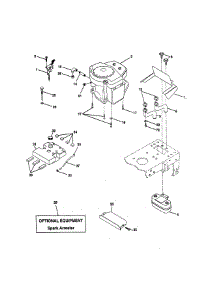 Engine parts for Western Auto Front-Engine Lawn Tractor AYP9187B89 from AppliancePartsPros.com