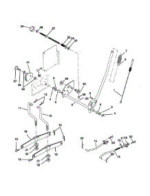 Lift parts for Western Auto Front-Engine Lawn Tractor AYP9187B89 from AppliancePartsPros.com