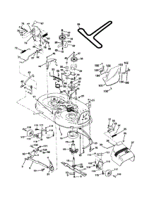 Mower Deck parts for Western Auto Front-Engine Lawn Tractor AYP9187B89 from AppliancePartsPros.com