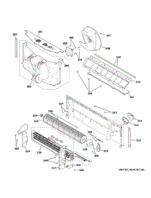 Motor & Chassis Parts parts for Ge Room Air Conditioner AZ65H09DBMW5 from AppliancePartsPros.com