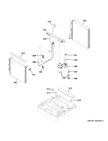 Sealed System parts for Ge Room Air Conditioner AZ95E18DACK1 from AppliancePartsPros.com