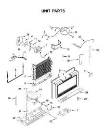 Unit Parts parts for Amana Upright Freezer AZF33X16DW06 from AppliancePartsPros.com