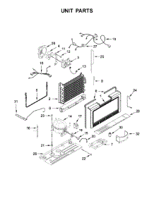 Unit Parts parts for Amana Upright Freezer AZF33X18DW01 from AppliancePartsPros.com