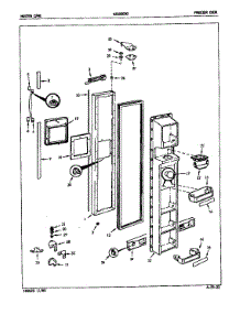 Freezer Door parts for Admiral Side-By-Side Refrigerator AZS22000/5L60A from AppliancePartsPros.com
