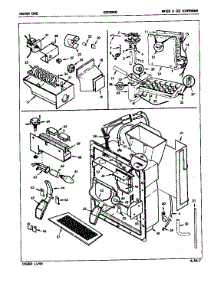 Water & Ice Dispenser parts for Admiral Side-By-Side Refrigerator AZS22000/5L60A from AppliancePartsPros.com