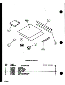Standard Mounting Kit (C6412301 / P6412301r) parts for Amana Central Air Conditioner B12C3V/P1152002R from AppliancePartsPros.com