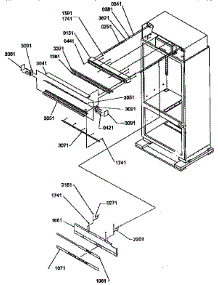 Upper Grille And Keyboard parts for Amana Bottom-Mount Refrigerator B136CAL1-P1197503W from AppliancePartsPros.com