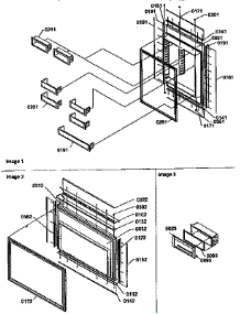 Door Assemblies parts for Amana Bottom-Mount Refrigerator B136CAL1-P1197503W from AppliancePartsPros.com