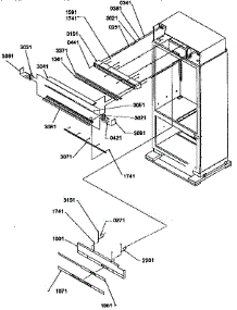 Upper Grille And Keyboard parts for Amana Bottom-Mount Refrigerator B136CAL3-P1197501W from AppliancePartsPros.com