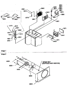 Top Hinge / Condenser / Compressor parts for Amana Bottom-Mount Refrigerator B136CAL3-P1197501W from AppliancePartsPros.com