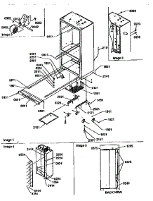 Roller Assembly And Back Unit parts for Amana Bottom-Mount Refrigerator B136CAR1-P1197504W from AppliancePartsPros.com