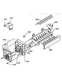 Ice Maker Assembly Parts parts for Amana Bottom-Mount Refrigerator B136CAR1-P1197504W from AppliancePartsPros.com