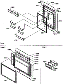 Door Assemblies parts for Amana Bottom-Mount Refrigerator B136CAR3-P1197502W from AppliancePartsPros.com