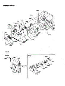 Evaporator Area parts for Amana Bottom-Mount Refrigerator B136CAR3-P1318402W from AppliancePartsPros.com