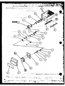 Crushed Ice Bucket (Sbd20mw / P1120201ww) parts for Amana Side-By-Side Refrigerator B18-P1107201W from AppliancePartsPros.com