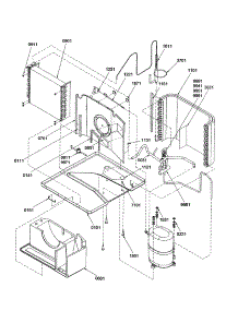 Evaporator / Chassis parts for Amana Room Air Conditioner B18M33PCEH-P1215011R from AppliancePartsPros.com