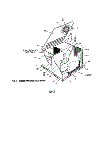 Single Package Heat Pump parts for York Central Air Conditioner B1HA060A46 from AppliancePartsPros.com