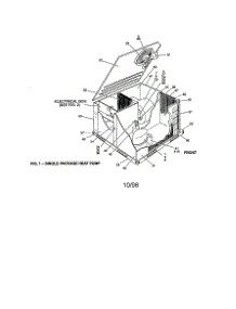 Single Package Heat Pump parts for York Central Air Conditioner B1HH060A46 from AppliancePartsPros.com