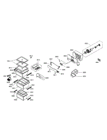 Fan / Drawers / Shelves parts for Bosch Side-By-Side Refrigerator B20CS50SNS/02 from AppliancePartsPros.com