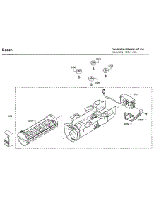 Motor parts for Bosch Bottom-Mount Refrigerator B21CL80SNS/02 from AppliancePartsPros.com