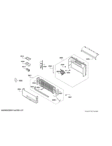 Evaporator & Heat Element Parts parts for Bosch Bottom-Mount Refrigerator B36CD50SNS/01 from AppliancePartsPros.com
