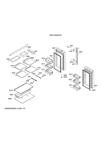 Refrigerator Doors Parts parts for Bosch Bottom-Mount Refrigerator B36CL80ENS/02 from AppliancePartsPros.com