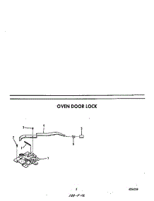 Oven Door Lock parts for Roper Electric Range B9308*4 from AppliancePartsPros.com