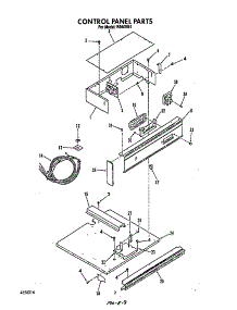 Control Panel parts for Roper Electric Range B9608*4 from AppliancePartsPros.com