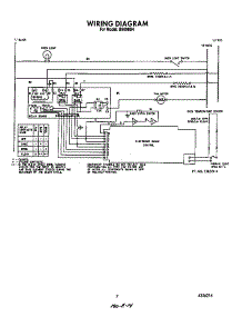 Wiring Diagram parts for Roper Electric Range B9608*4 from AppliancePartsPros.com
