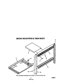 Micro Mounting And Trim parts for Roper Electric Range B9907*0 from AppliancePartsPros.com
