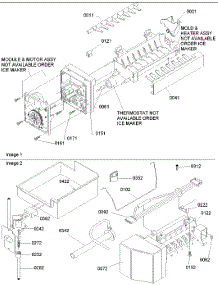 Ice Maker Assy & Parts parts for Amana Bottom-Mount Refrigerator BB20VE-P1321301WE from AppliancePartsPros.com