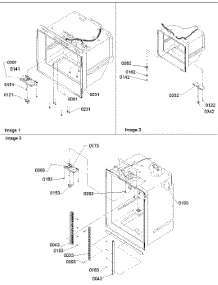 Shelf Ladders & Light Assy parts for Amana Bottom-Mount Refrigerator BB20VSE-P1321301WS from AppliancePartsPros.com